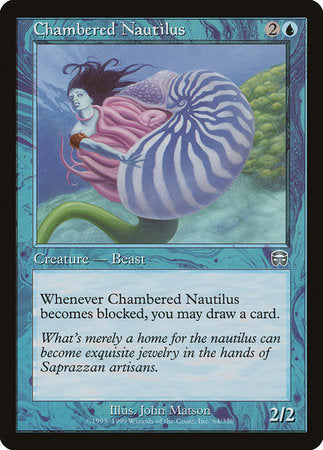 Chambered Nautilus [Mercadian Masques] | Exor Games Bridgewater