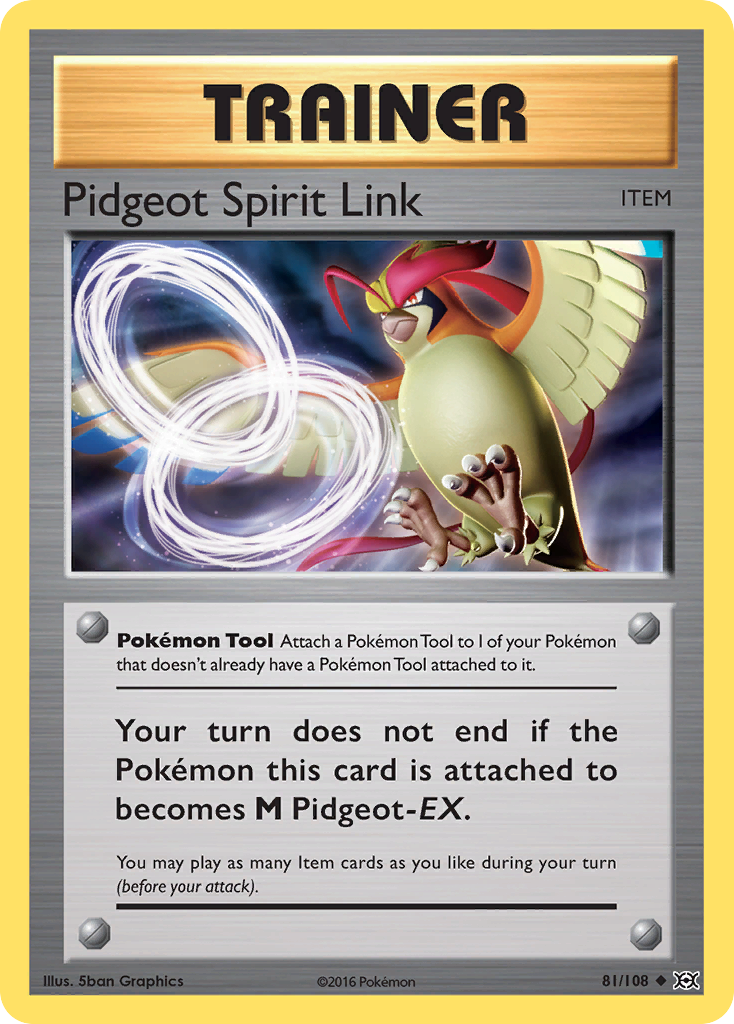 Pidgeot Spirit Link (81/108) [XY: Evolutions] | Exor Games Bridgewater