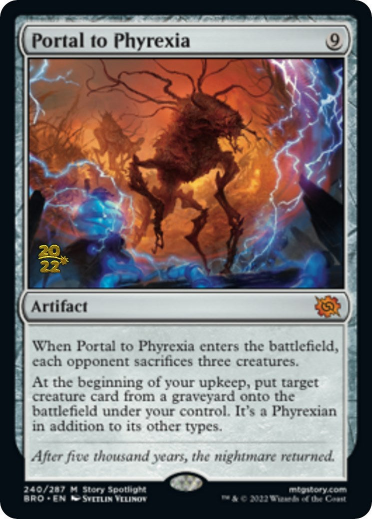 Portal to Phyrexia [The Brothers' War: Prerelease Promos] | Exor Games Bridgewater