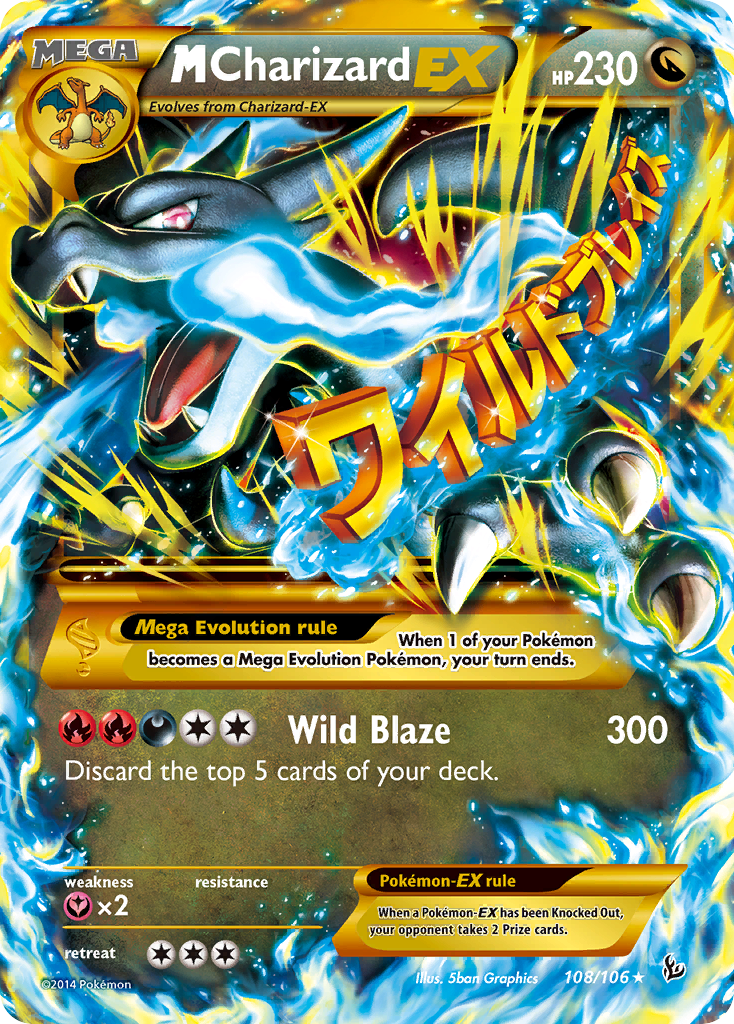 M Charizard EX (108/106) [XY: Flashfire] | Exor Games Bridgewater