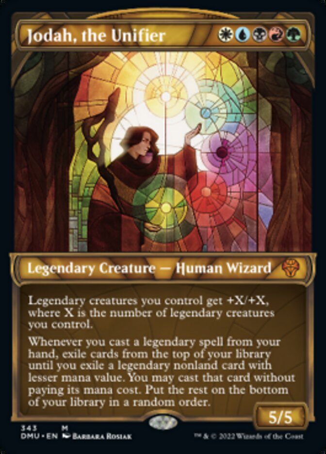 Jodah, the Unifier (Showcase Textured) [Dominaria United] | Exor Games Bridgewater