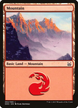 Mountain (62) [Duel Decks: Mind vs. Might] | Exor Games Bridgewater