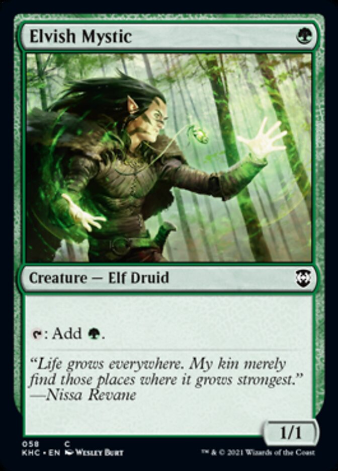 Elvish Mystic [Kaldheim Commander] | Exor Games Bridgewater