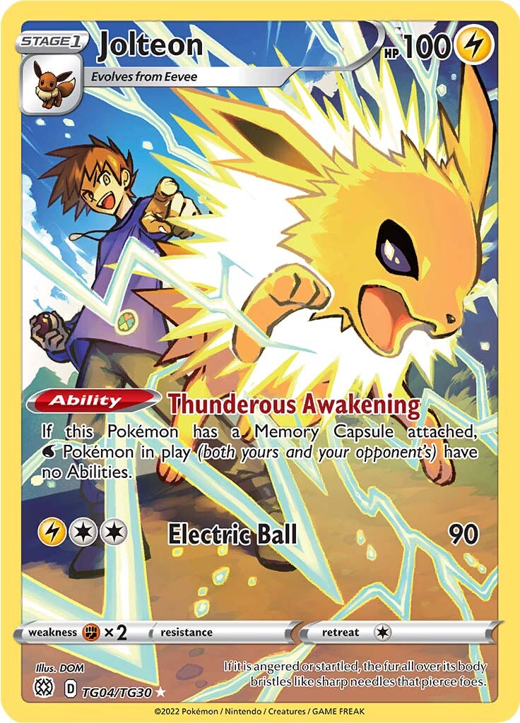 Jolteon (TG04/TG30) [Sword & Shield: Brilliant Stars] | Exor Games Bridgewater