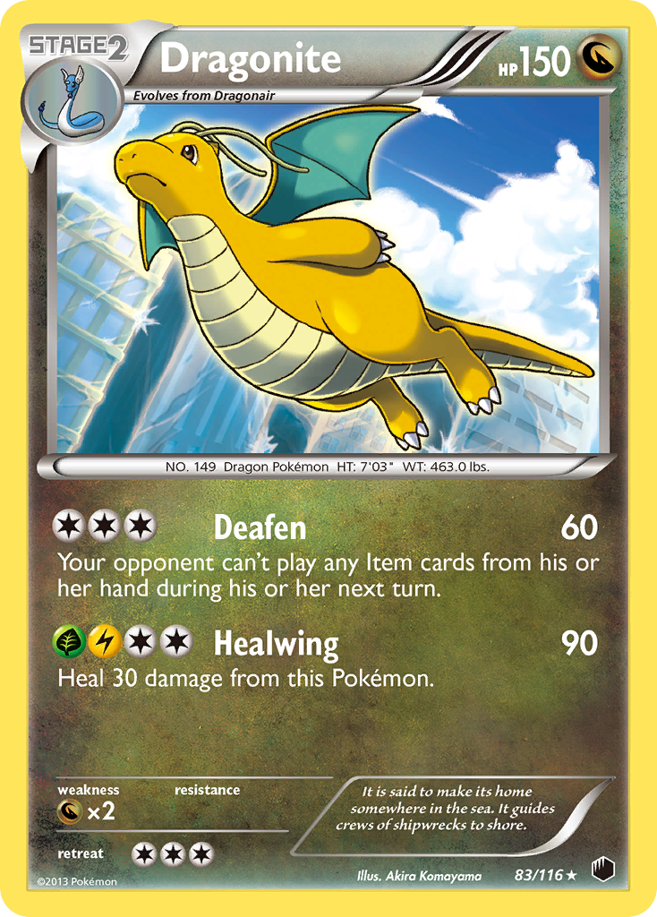 Dragonite (83/116) [Black & White: Plasma Freeze] | Exor Games Bridgewater