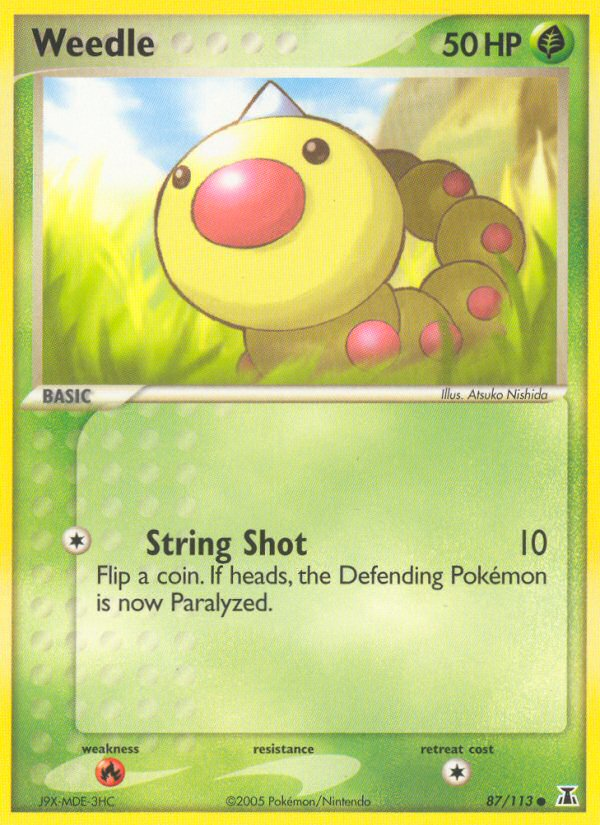 Weedle (87/113) [EX: Delta Species] | Exor Games Bridgewater