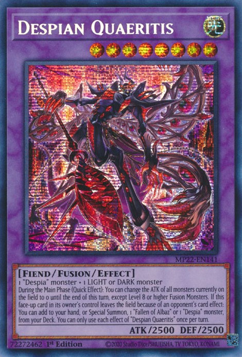 Despian Quaeritis [MP22-EN141] Prismatic Secret Rare | Exor Games Bridgewater