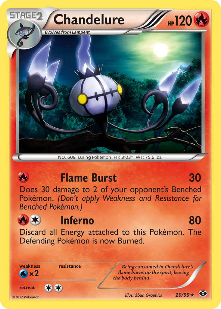 Chandelure (20/99) [Black & White: Next Destinies] | Exor Games Bridgewater