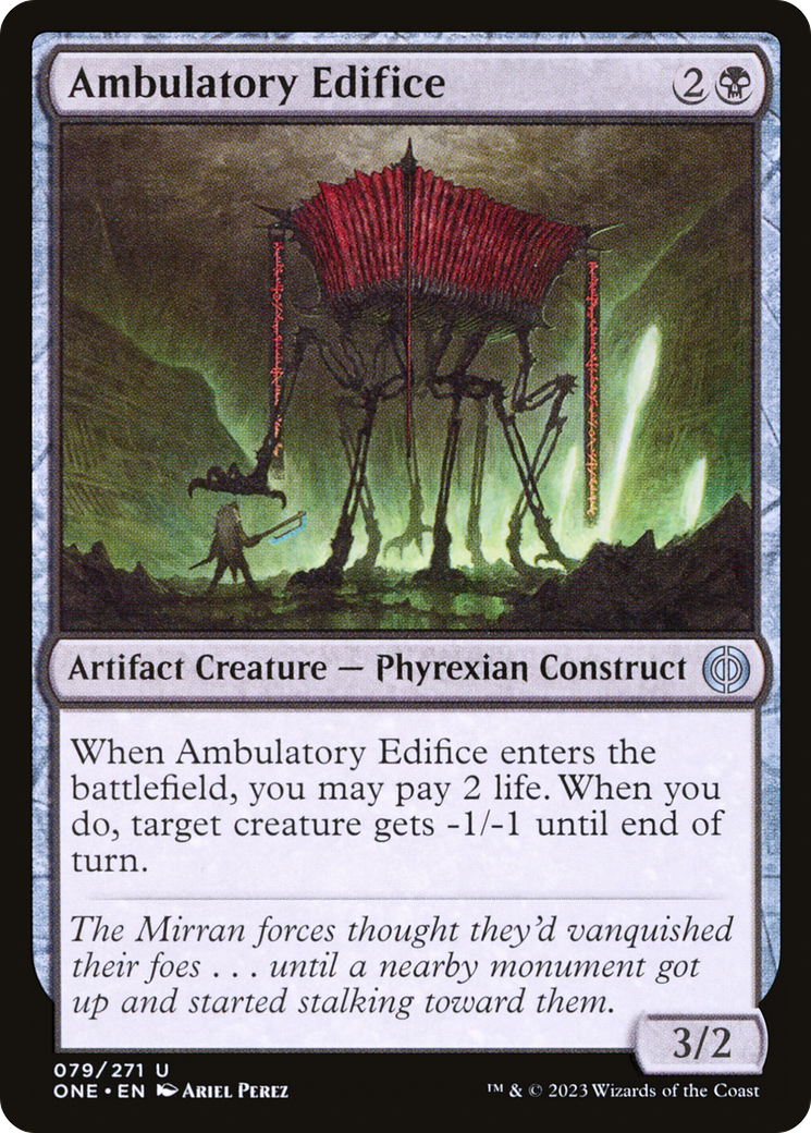 Ambulatory Edifice [Phyrexia: All Will Be One] | Exor Games Bridgewater