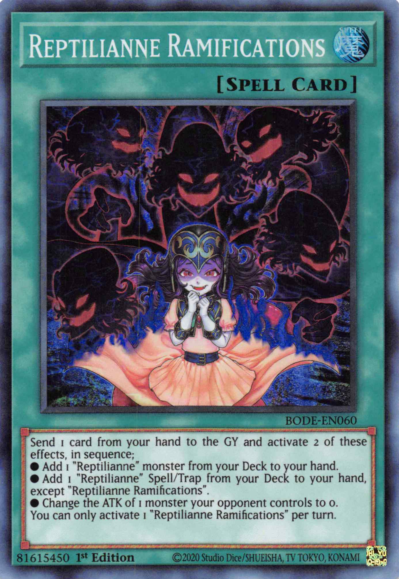 Reptilianne Ramifications [BODE-EN060] Super Rare | Exor Games Bridgewater