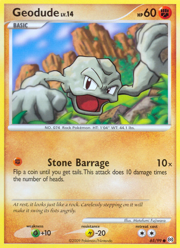 Geodude (65/99) [Platinum: Arceus] | Exor Games Bridgewater