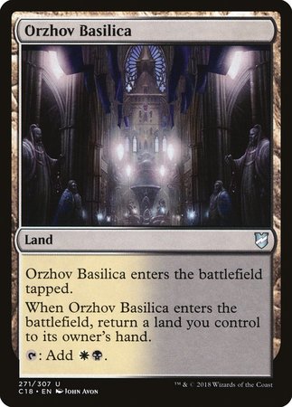 Orzhov Basilica [Commander 2018] | Exor Games Bridgewater