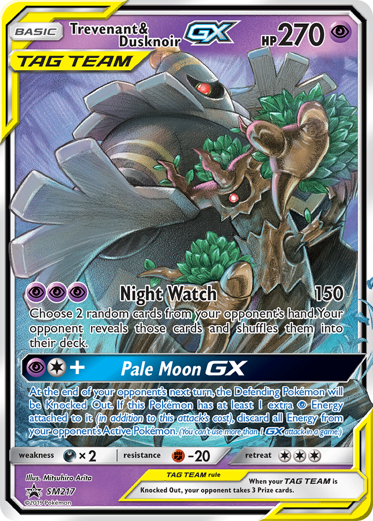 Trevenant & Dusknoir GX (SM217) [Sun & Moon: Black Star Promos] | Exor Games Bridgewater