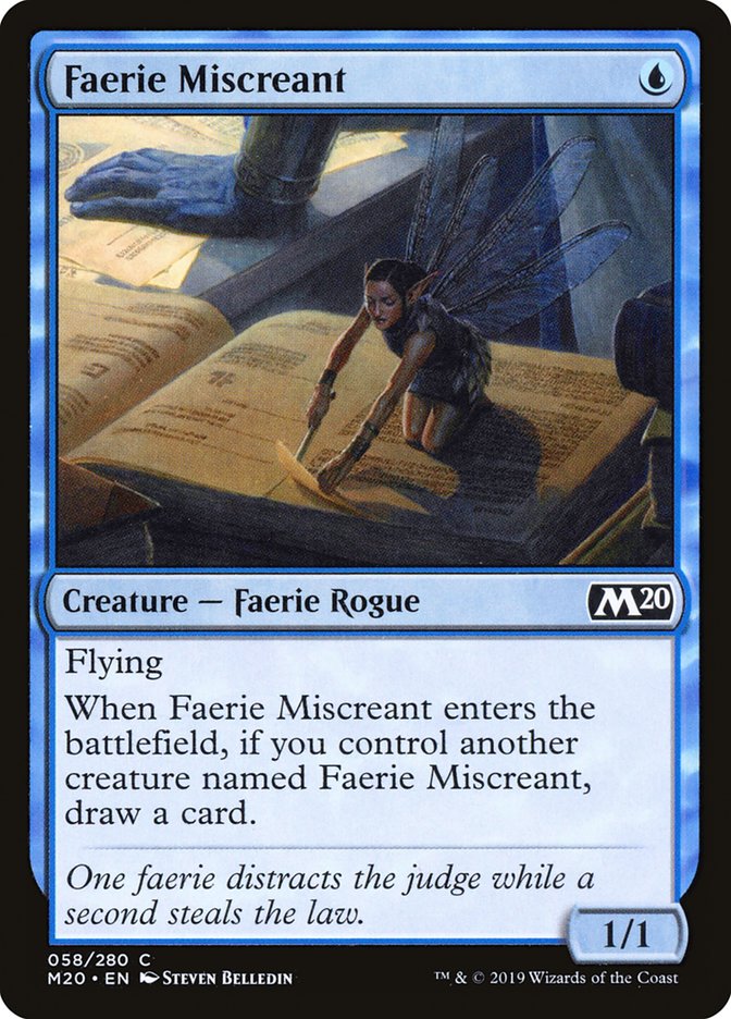 Faerie Miscreant [Core Set 2020] | Exor Games Bridgewater