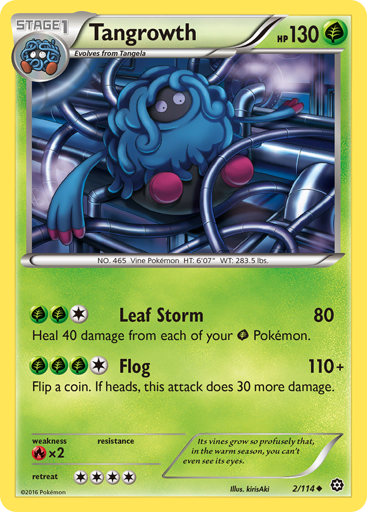 Tangrowth (2/114) [XY: Steam Siege] | Exor Games Bridgewater