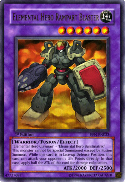 Elemental Hero Rampart Blaster [EEN-EN033] Ultra Rare | Exor Games Bridgewater