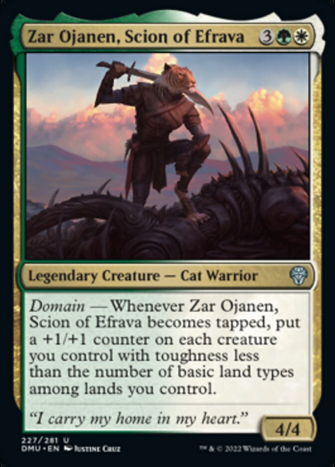 Zar Ojanen, Scion of Efrava [Dominaria United] | Exor Games Bridgewater