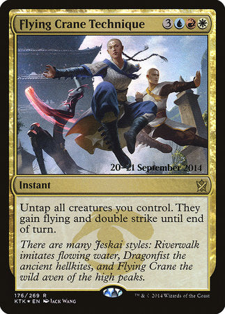 Flying Crane Technique [Khans of Tarkir Promos] | Exor Games Bridgewater