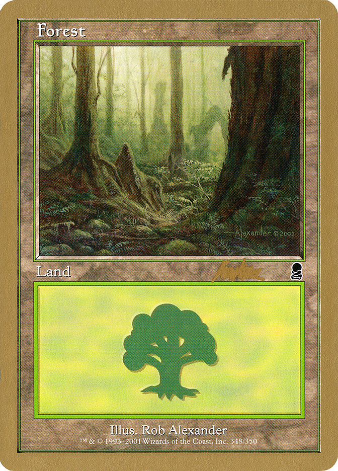 Forest (bk348) (Brian Kibler) [World Championship Decks 2002] | Exor Games Bridgewater