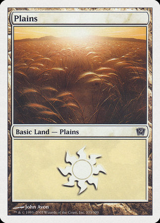 Plains (333) [Ninth Edition] | Exor Games Bridgewater