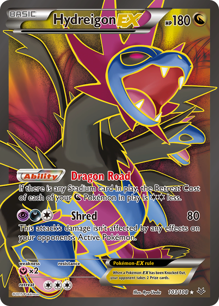 Hydreigon EX (103/108) [XY: Roaring Skies] | Exor Games Bridgewater