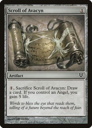 Scroll of Avacyn [Avacyn Restored] | Exor Games Bridgewater