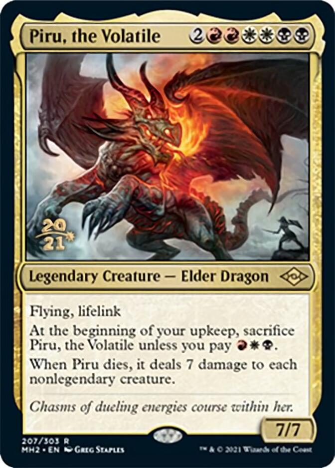 Piru, the Volatile [Modern Horizons 2 Prerelease Promos] | Exor Games Bridgewater