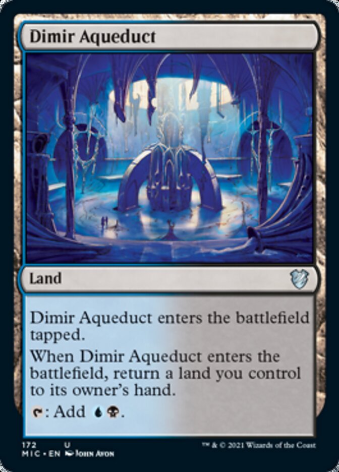 Dimir Aqueduct [Innistrad: Midnight Hunt Commander] | Exor Games Bridgewater