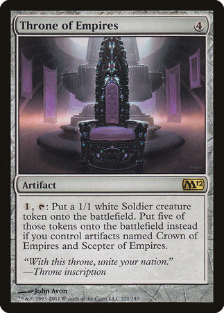 Throne of Empires [Magic 2012] | Exor Games Bridgewater