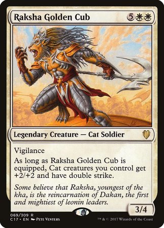 Raksha Golden Cub [Commander 2017] | Exor Games Bridgewater