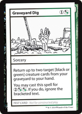 Graveyard Dig (2021 Edition) [Mystery Booster Playtest Cards] | Exor Games Bridgewater