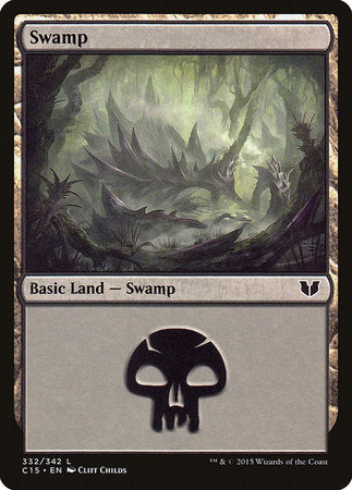 Swamp (332) [Commander 2015] | Exor Games Bridgewater