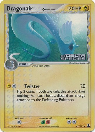 Dragonair (42/113) (Delta Species) (Stamped) [EX: Delta Species] | Exor Games Bridgewater