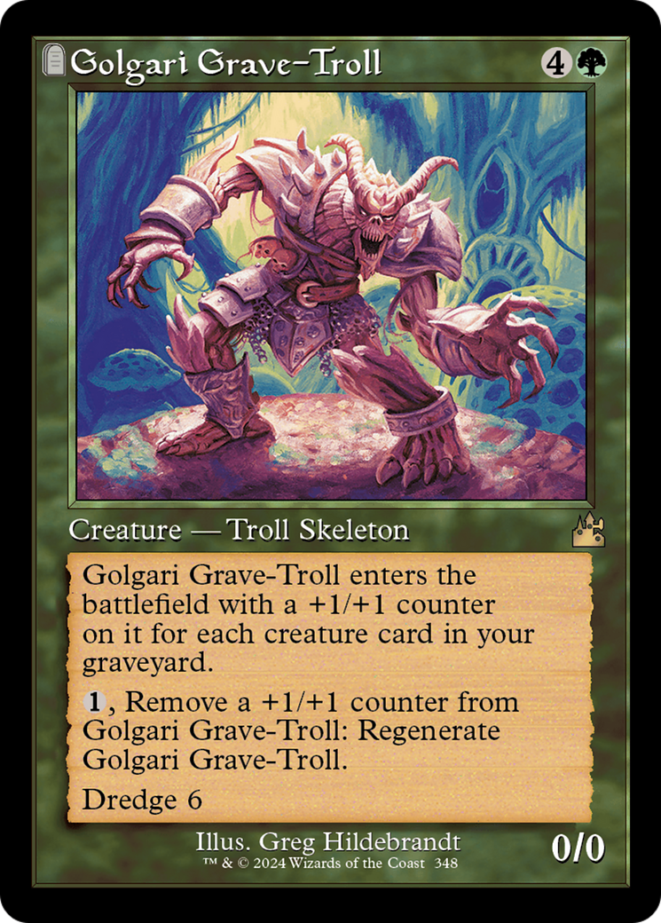 Golgari Grave-Troll (Retro Frame) [Ravnica Remastered] | Exor Games Bridgewater