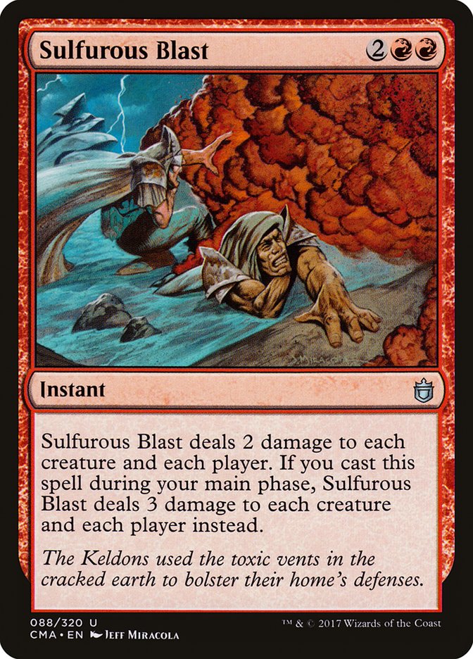 Sulfurous Blast [Commander Anthology] | Exor Games Bridgewater