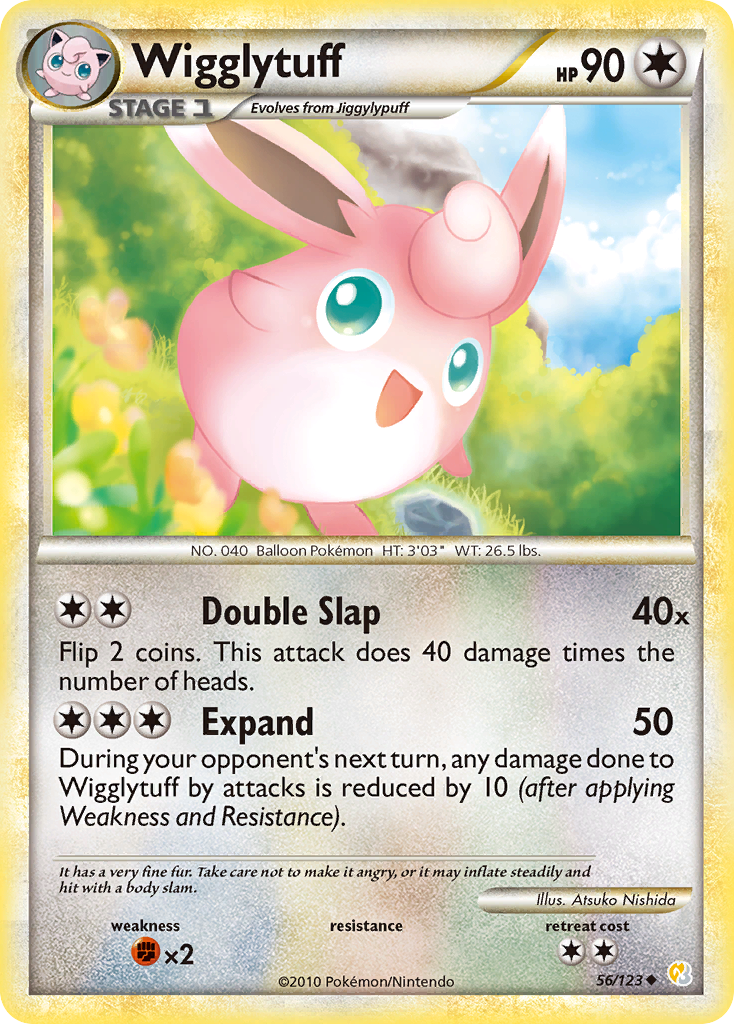 Wigglytuff (56/123) [HeartGold & SoulSilver: Base Set] | Exor Games Bridgewater