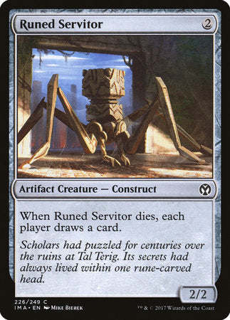 Runed Servitor [Iconic Masters] | Exor Games Bridgewater