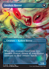 Thing in the Ice // Awoken Horror (Borderless Alternate Art) [Regional Championship Qualifiers 2023] | Exor Games Bridgewater