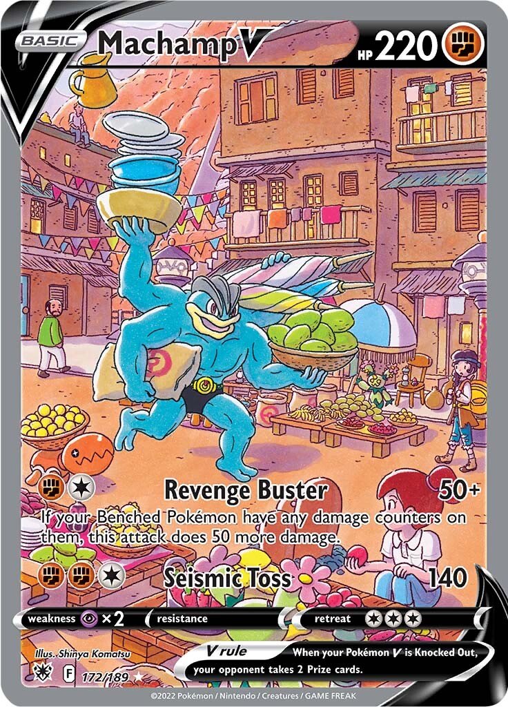 Machamp V (172/189) [Sword & Shield: Astral Radiance] | Exor Games Bridgewater