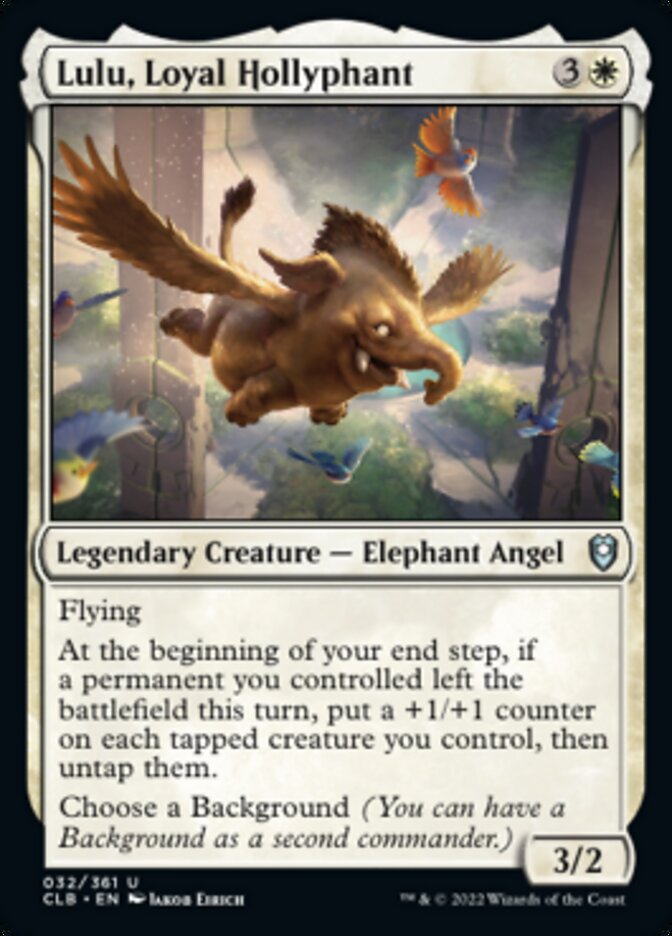 Lulu, Loyal Hollyphant [Commander Legends: Battle for Baldur's Gate] | Exor Games Bridgewater