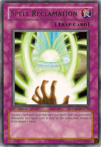 Spell Reclamation [TAEV-EN076] Rare | Exor Games Bridgewater