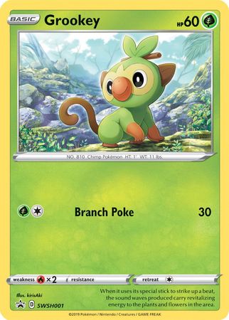 Grookey (SWSH001) [Sword & Shield: Black Star Promos] | Exor Games Bridgewater