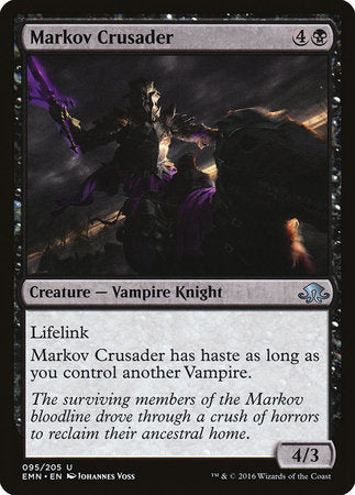 Markov Crusader [Eldritch Moon] | Exor Games Bridgewater