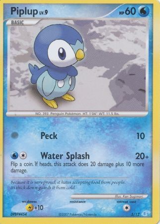 Piplup (5/12) [Diamond & Pearl: Trainer Kit - Manaphy] | Exor Games Bridgewater