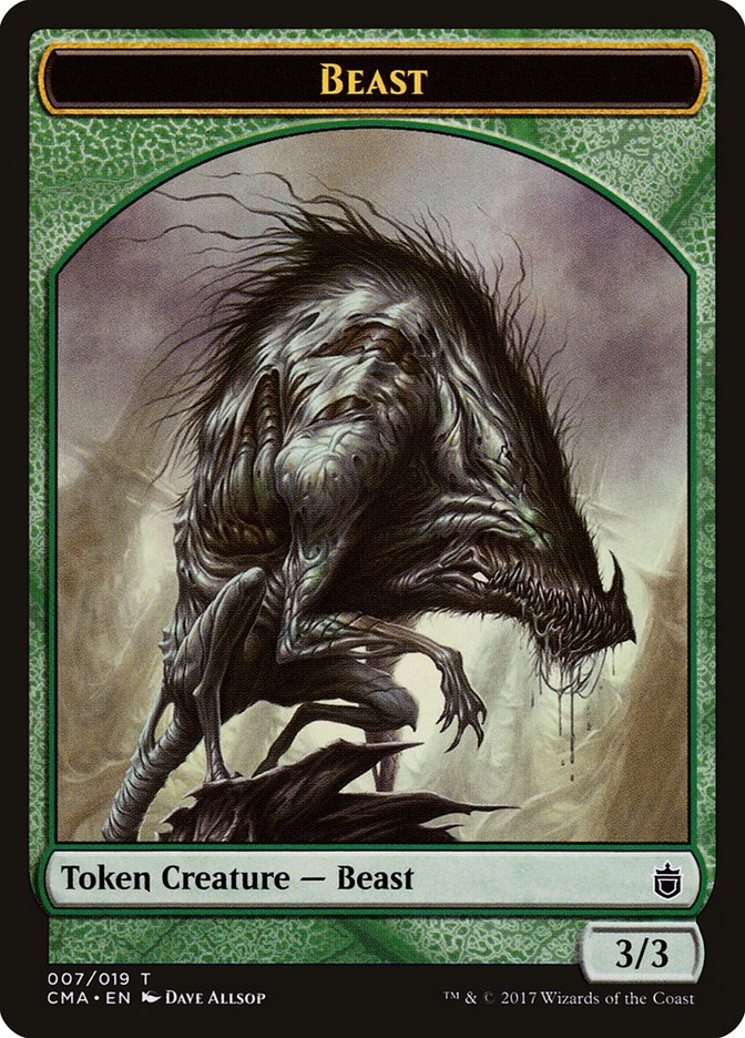 Beast (007/019) [Commander Anthology Tokens] | Exor Games Bridgewater