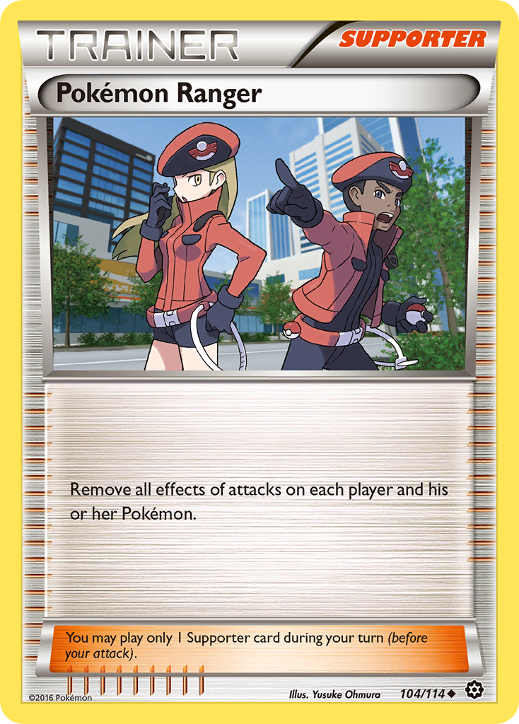 Pokemon Ranger (104/114) [XY: Steam Siege] | Exor Games Bridgewater