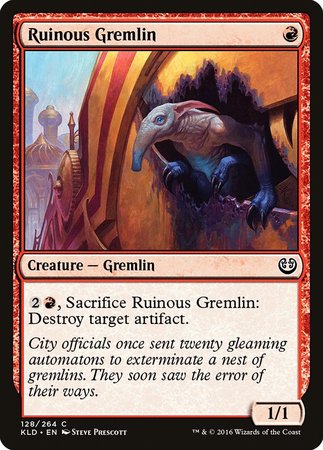 Ruinous Gremlin [Kaladesh] | Exor Games Bridgewater