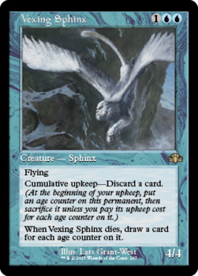 Vexing Sphinx (Retro) [Dominaria Remastered] | Exor Games Bridgewater
