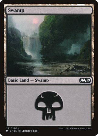 Swamp (271) [Core Set 2019] | Exor Games Bridgewater