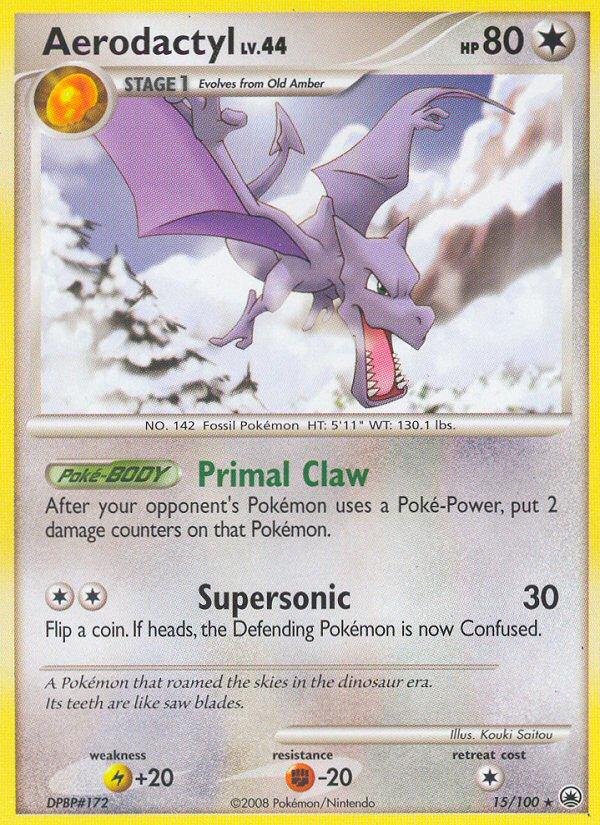 Aerodactyl (15/100) [Diamond & Pearl: Majestic Dawn] | Exor Games Bridgewater